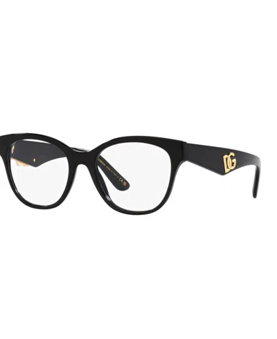 Dolce & Gabbana Dolce Gabbana Women's Eyeglasses, Dg3371 In Black