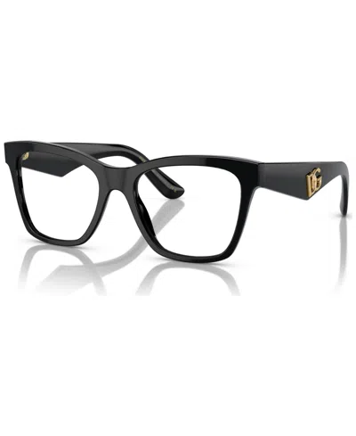 Dolce & Gabbana Women's Eyeglasses, Dg3374 53 In Black