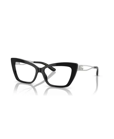 Dolce & Gabbana Women's Eyeglasses, Dg3375b In Black