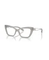 Dolce & Gabbana Women's Eyeglasses, Dg3375b In Opal Gray