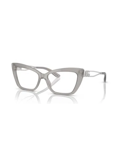 Dolce & Gabbana Women's Eyeglasses, Dg3375b In Opal Gray