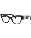 Dolce & Gabbana Women's Eyeglasses, Dg3378 In Black