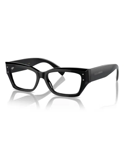 Dolce & Gabbana Dg 3387 501 53 Women's Eyeglasses – Black Acetate Frame