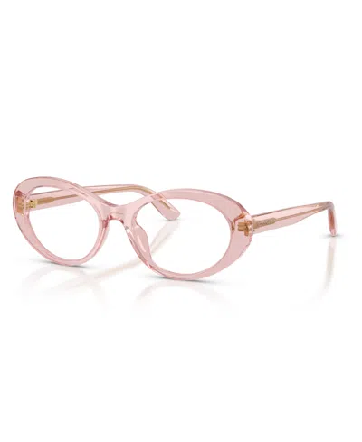 Dolce & Gabbana Women's Eyeglasses, Dg3450 In Transparent Pink