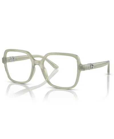 Dolce & Gabbana Dolce Gabbana Women's Eyeglasses, Dg5105u In Milky Green