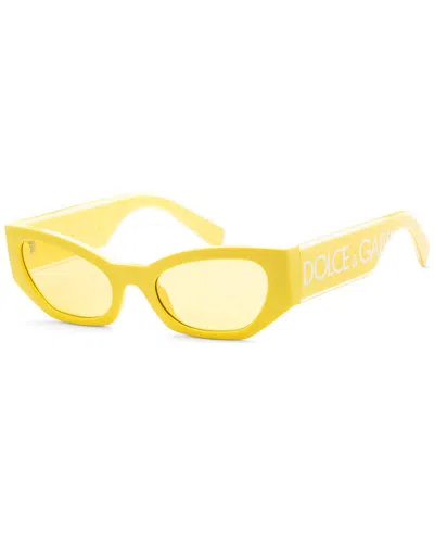 Dolce & Gabbana Women's Fashion 52mm Sunglasses In Yellow