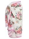 Dolce & Gabbana Women Cotton Beach Wrap With Floral Print In Multi