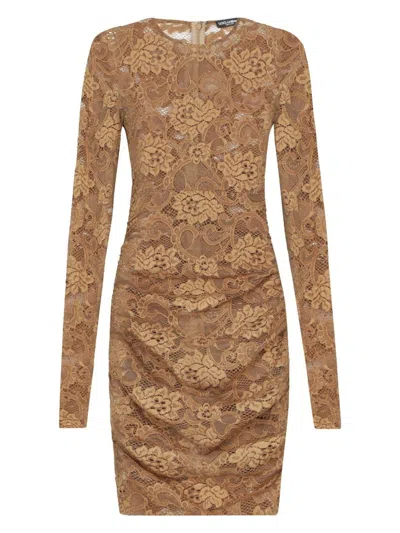 Dolce & Gabbana Women's Floral Lace Dress