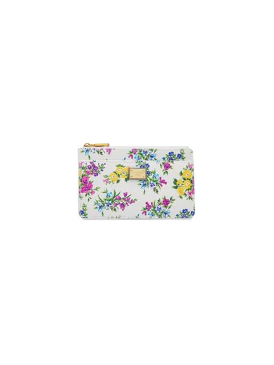Dolce & Gabbana Women's Floral Leather Card Case