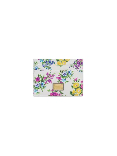 Dolce & Gabbana Women's Floral Leather Card Case