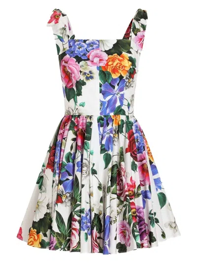 DOLCE & GABBANA WOMEN'S FLORAL PRINT DRESS | SIZE 42 | F6ZT2T COLOR HS5S6HA5KT