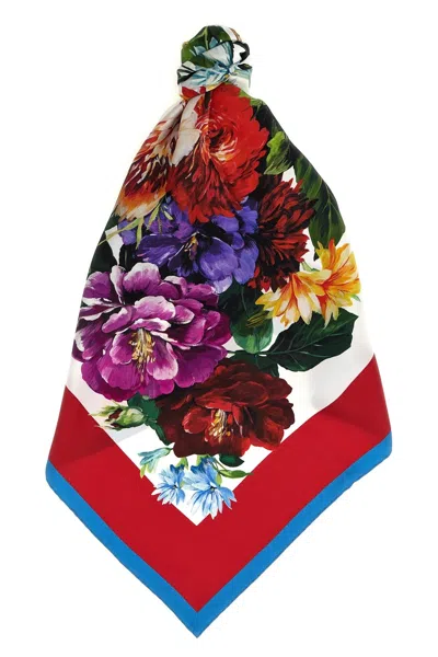 Dolce & Gabbana Women Floral Print Scarf In Multi