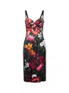 Dolce & Gabbana Midi Dress In Multi