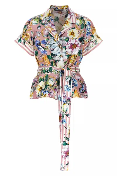 DOLCE & GABBANA DOLCE & GABBANA WOMEN FLORAL SHIRT