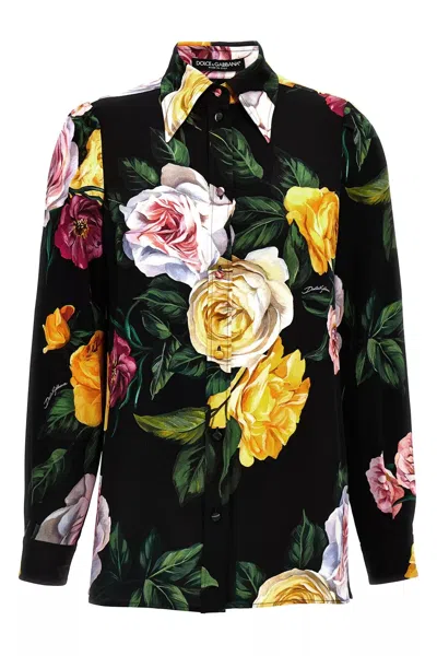 DOLCE & GABBANA DOLCE & GABBANA WOMEN FLORAL SHIRT