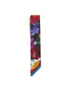 Dolce & Gabbana Flower Bouquet Print Silk Twill Bandeau