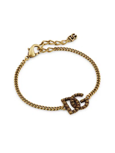 Dolce & Gabbana Women's Goldtone Monogram Bracelet