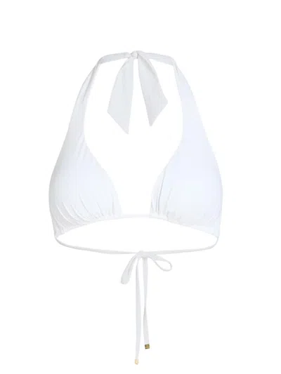 Dolce & Gabbana Women's Halter Bikini Top In White