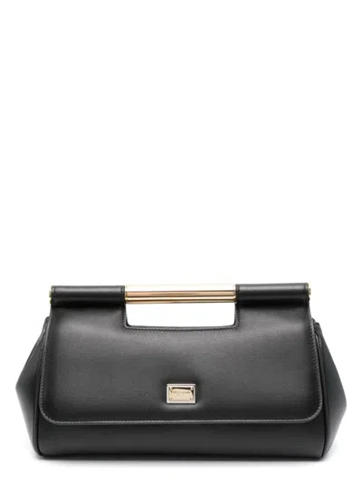 Dolce & Gabbana Women's Handbag Sicily Clutch Medium In Black
