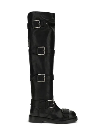 Dolce & Gabbana Women Horse Boots In Black