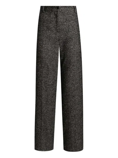 DOLCE & GABBANA DOLCE & GABBANA WOMEN HOUNDSTOOTH TROUSERS