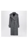 Dolce & Gabbana Women's Houndstooth Wool Checked Coat