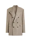 Dolce & Gabbana Grey Viscose Jacket In Brown