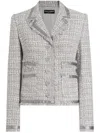 Dolce & Gabbana Lapel Long-sleeved Suit Jacket In Multicolor