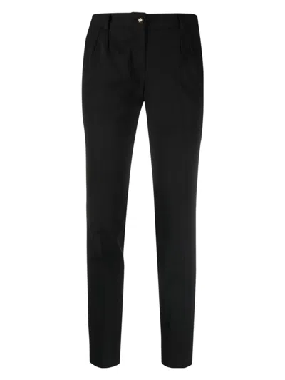 DOLCE & GABBANA WOMEN'S KATE PLEATED WOOL BLEND TROUSERS
