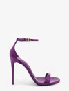 Dolce & Gabbana Keira Patent Leather Sandals In Multi