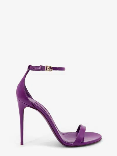 Dolce & Gabbana Women Keira Patent Leather Sandals