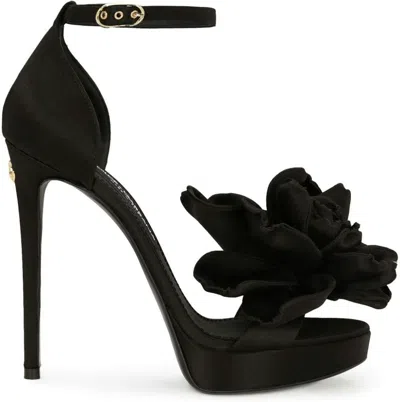 DOLCE & GABBANA WOMEN'S KEIRA PLATFORM HEEL SANDALS
