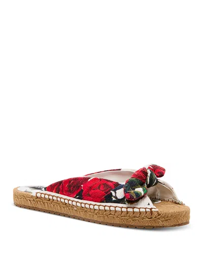 DOLCE & GABBANA WOMEN'S KNOTTED ESPADRILLE SANDALS