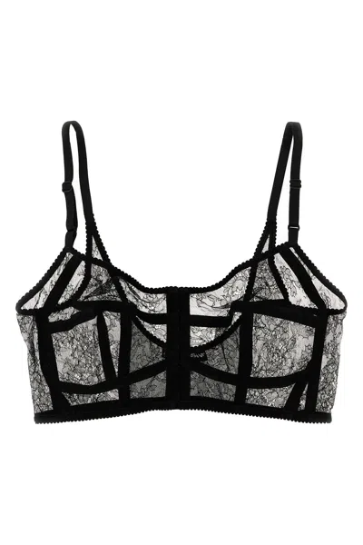 Dolce & Gabbana Lace Bra Underwear And Body Black