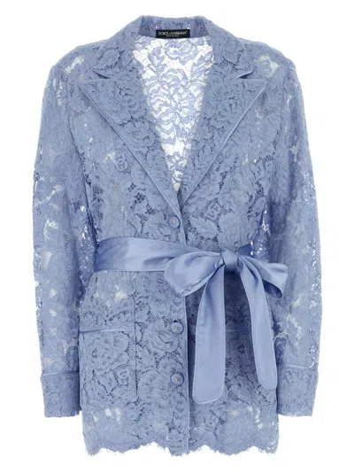 DOLCE & GABBANA WOMEN'S LACE PYJAMA SHIRT
