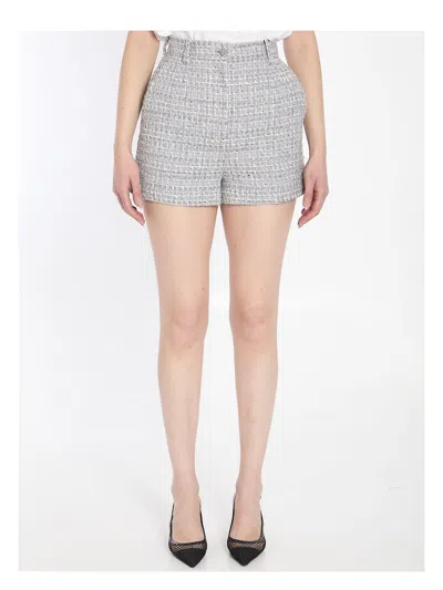 DOLCE & GABBANA WOMEN'S LAMÃ© BOUCLÃ© SHORTS