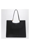 Dolce & Gabbana Large Sicily Calf Leather Tote Bag In Black