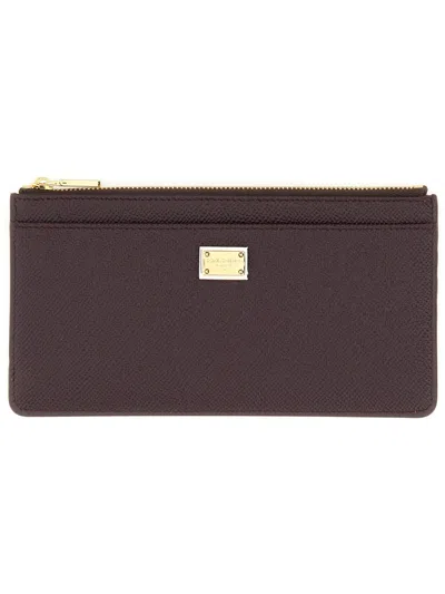 DOLCE & GABBANA DOLCE & GABBANA WOMEN LARGE CARD HOLDER "NAMEPLATE"