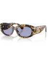 Dolce & Gabbana Dg Griffe Sunglasses In Yellow Havana
