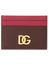 Dolce & Gabbana Dg Logo Plaque Card Holder In Multicolor
