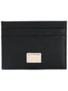 Dolce & Gabbana Women Leather Credit Card Case In Black