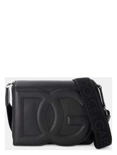 Dolce & Gabbana Women's Leather Medium Dg Logo Crossbody Bag