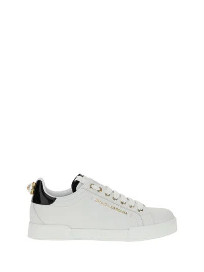 DOLCE & GABBANA DOLCE & GABBANA WOMEN LEATHER SNEAKERS
