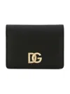 Dolce & Gabbana Black Leather Wallet In Black