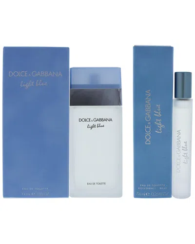 Dolce & Gabbana Women's Light Blue 2pc Set In Transparent