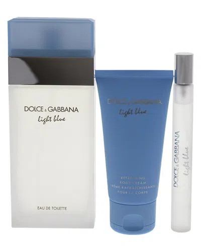 Dolce & Gabbana Women's Light Blue 3pc Gift Set