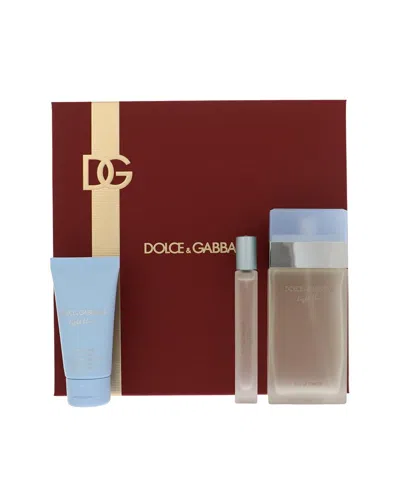 Dolce & Gabbana Women's Light Blue Edt Set In Multi