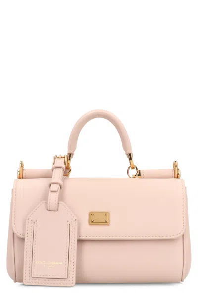 Dolce & Gabbana Light Pink Sicily Mini Satchel