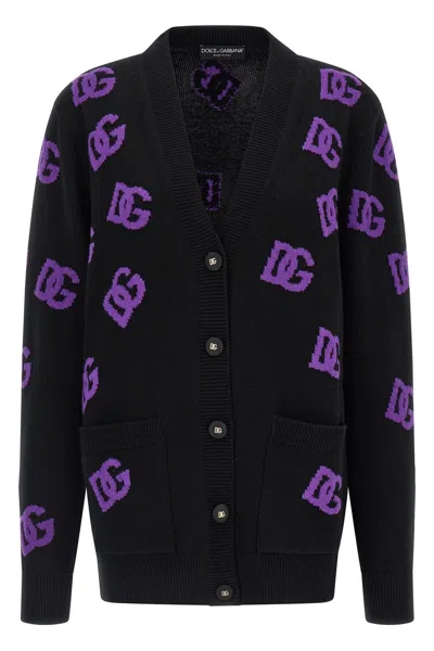 DOLCE & GABBANA DOLCE & GABBANA WOMEN LOGO CARDIGAN
