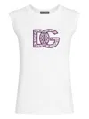 Dolce & Gabbana Women Logo Cotton T-shirt